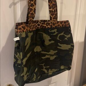 Camo/cheetah Tote